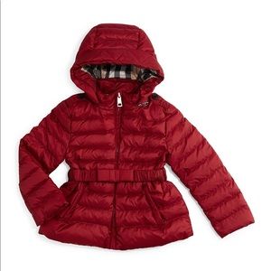 Burberry Quilted Puffer Baby Jacket Winter